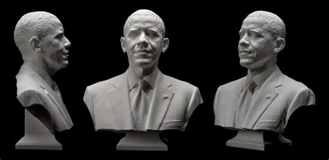 3-D portrait of President Obama | Smithsonian Insider