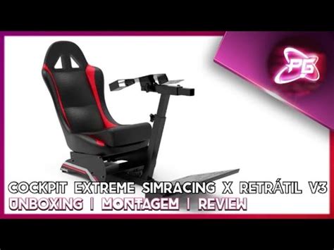 Cockpit para volantes Extreme Simracing X Retrátil V3 Unboxing