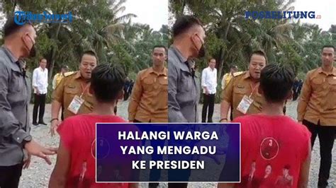 Warga Ini Ngadu Ke Presiden Jokowi Perihal Jalan Tahun Tak