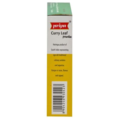 Priya Curry Leaf Powder 100 G Jiomart