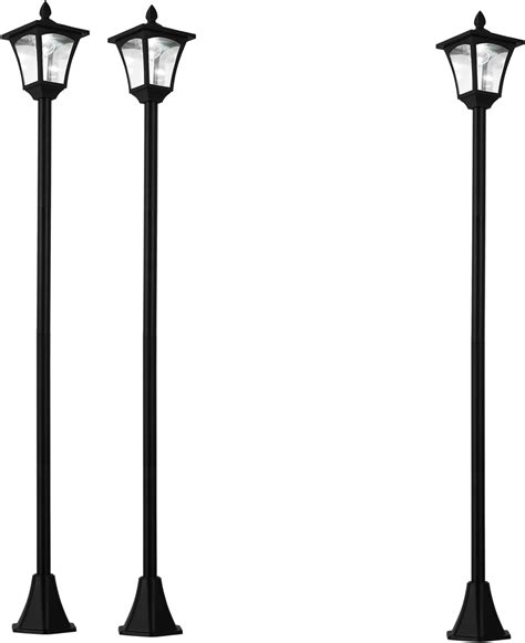 Seovix 70 Solar Post Lights 4500k Led Solar Lamp Post Outdoor Waterproof Ip65 Solar Pole