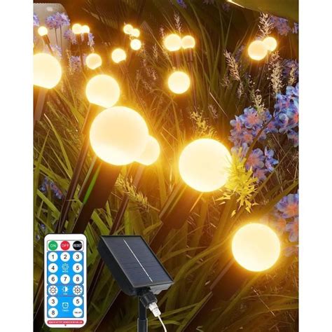 Lumiere Solaire Exterieur En Lucioles Solaire Jardin Led Lampe