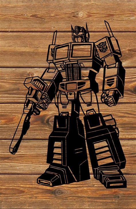 Png Svg File Optimus Prime Transformers Autobot Cartoon Etsy