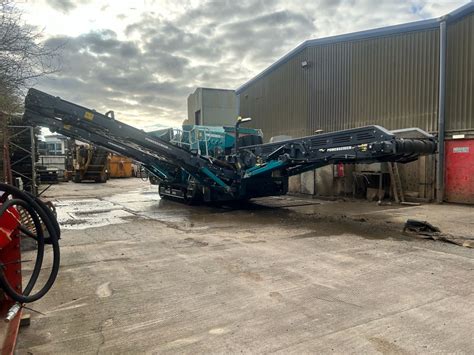 PowerScreen Warrior 1400 X Screeners Construction Blue Machinery