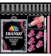 Amazon Ebanku Pcs Clear Nail Extension Form Tips Dual Nail