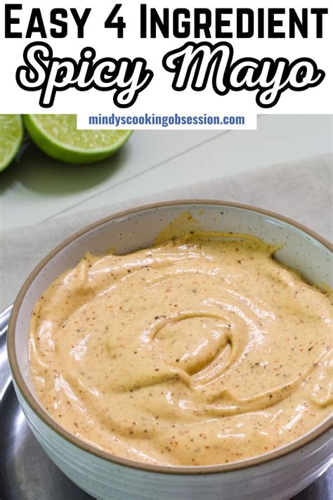 Spicy Sriracha Mayo Mindys Cooking Obsession