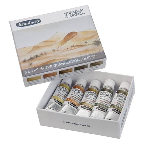 Schmincke Horadam Super Granulating Watercolor Ml Desert Set Of