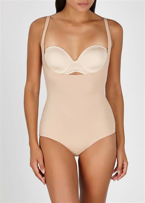 Wolford Mat De Luxe Shaping Bodysuit Nude Wolford