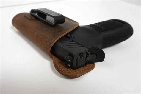 Tuckable IWB Leather Holster Made In U S A Lifetime Warranty