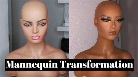 Before And After Practicing Makeup On A Mannequin Head Fail Lou