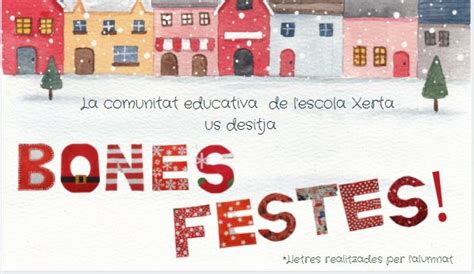 Felicitació de Nadal Escola de Xerta