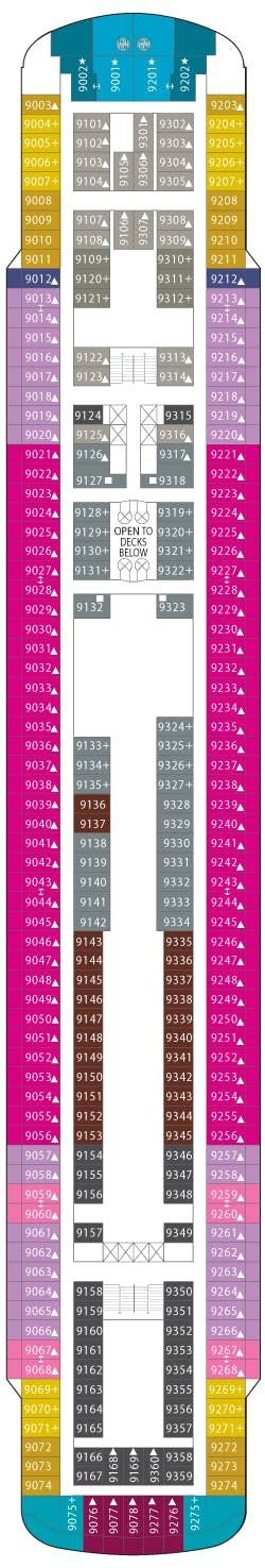 Norwegian Sky deck plans - Cruiseline.com