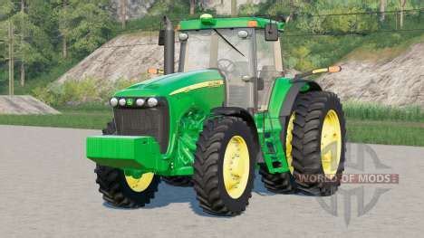 John Deere série 8020〡y compris le poids avant pour Farming Simulator 2017