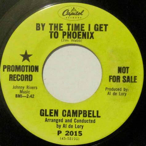 Glen Campbell By The Time I Get To Phoenix 1967 Vinyl Discogs