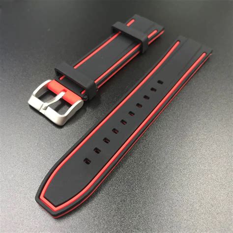 Premium Silicone Watch Band Quick Release Rubber Watch Strap 20mm 22mm 24mm Watch Replacement