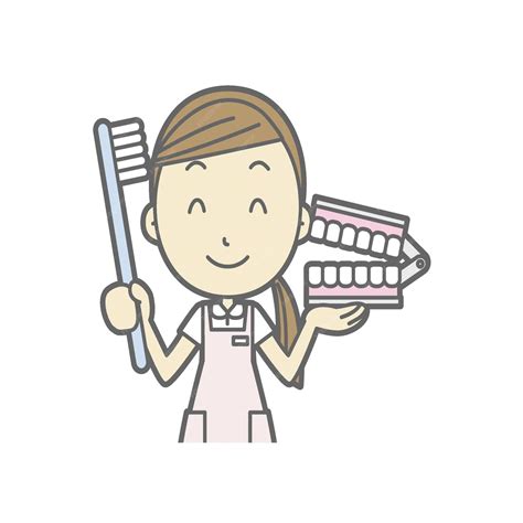 Premium Vector | Professions_129_dental_hygienist_clipart_6 eps