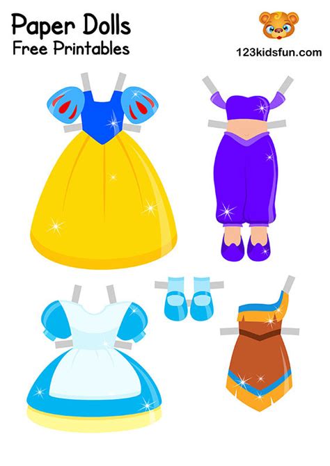 Disney Princess Paper Dolls To Print