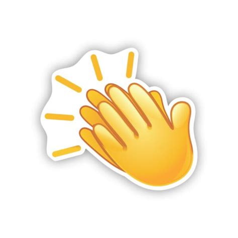 Clapping Hands Emoji Choose Your Emoji For Yard Decor Signway