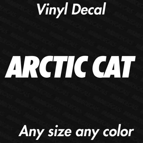 Arctic Cat Logo Decal Logo Vinyl Die Cut Sticker 4 To 15 Eur 164