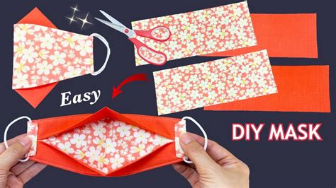 Very Easy New Style 3d Mask Making Ideas Diy Breathable Face Mask No Fog On Glasses Sewing