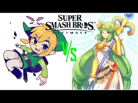 Super Smash Bros Ultimate Toon Link Vs Palutena Youtube