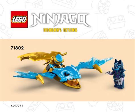 Lego Nya S Rising Dragon Strike Instructions Ninjago Rising