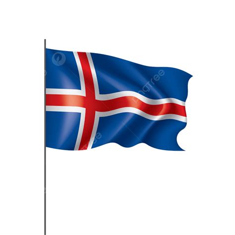 Iceland Flag Vector Design Images Iceland National Flag Vector