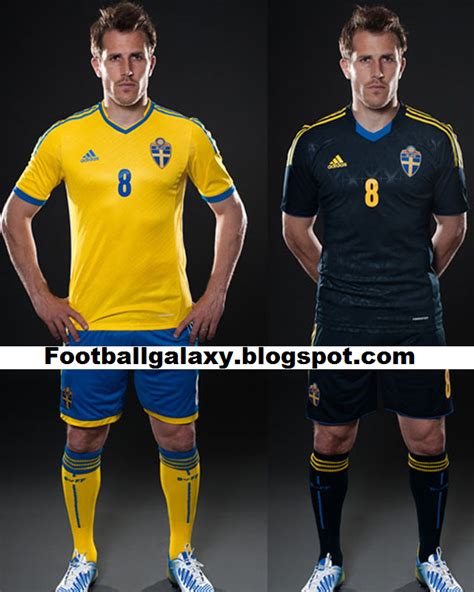 Sweden Adidas Jersey 2013-2014 Home and Away Kit