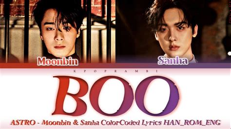 Astro Moonbin Sanha Boo Lyrics Color Coded