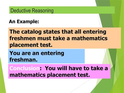 G Math Q Week Inductive And Deductive Reasoning Ppt