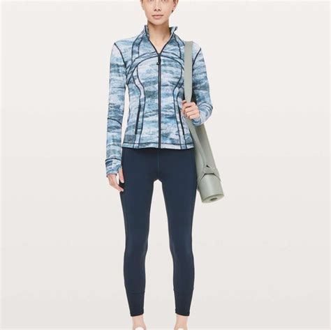 Lululemon Define Jacket In Mesh Scape Multi Gem