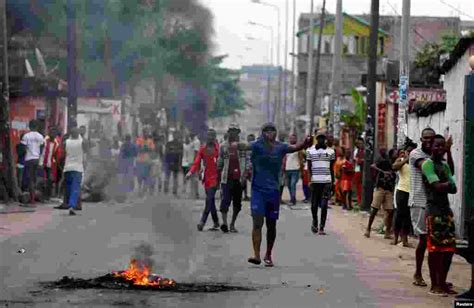 En Images Manifestations Dans Les Rues De Kinshasa