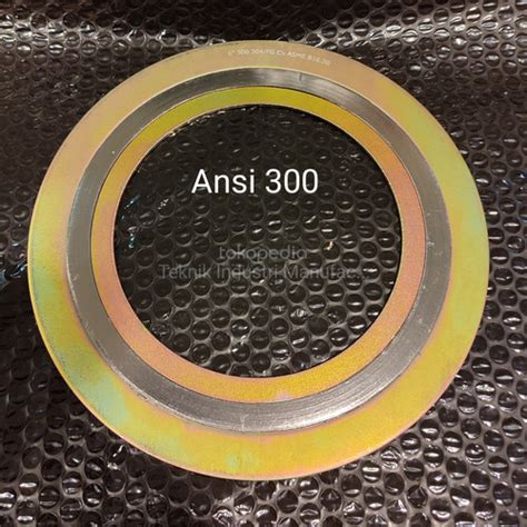 Jual Spiral Wound Gasket SWG Carbon Steel Besi ANSI 300 12 Inchi DN