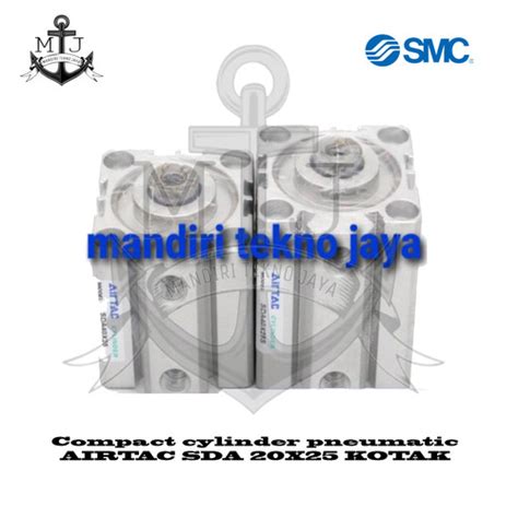 Jual Compact Cylinder Pneumatic Airtac Sda 20x25 Kotak Jakarta Barat