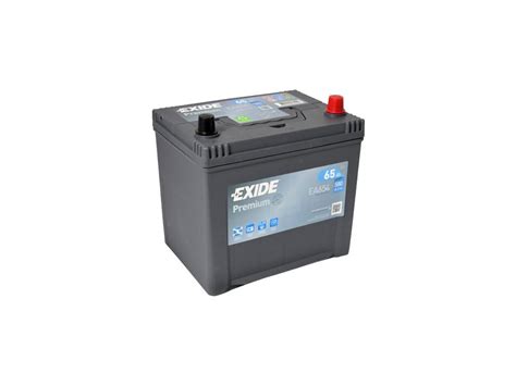 Exide Premium 12v 65ah 580a Ea654 Nabitá Autobaterie Reflexní Přívěsek Foot Možný Výkup