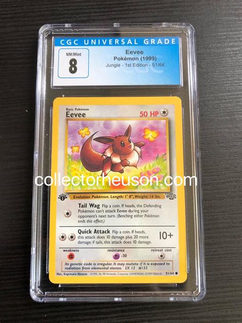 1st Edition Eevee Collector Heuson