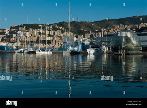 port  genoa italian genova italy stock photo alamy