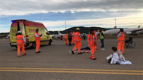 L aeroport de Castelló realitza un simulacre d accident aeri per a