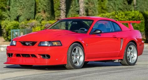 Very Rare Low Mileage Ford Mustang Cobra R Offered At Auction Carscoops