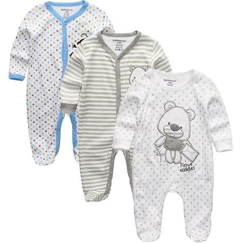 Newborn Baby Clothes, Romper Long Sleeve Clothing Overalls Costumes | Fruugo ZA