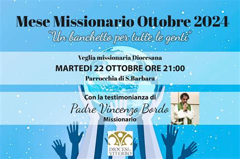 Mese Missionario Ottobre Veglia Missionaria Diocesana Marted