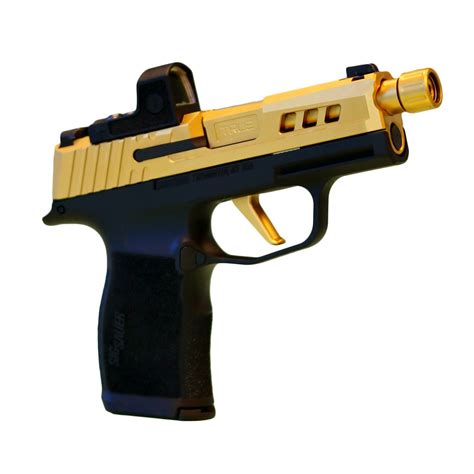 Sig P365 Gold Tin Coated Flat Trigger