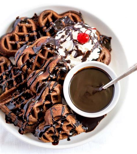 Triple Chocolate Belgian Waffles Belgian Waffles Chocolate Chip