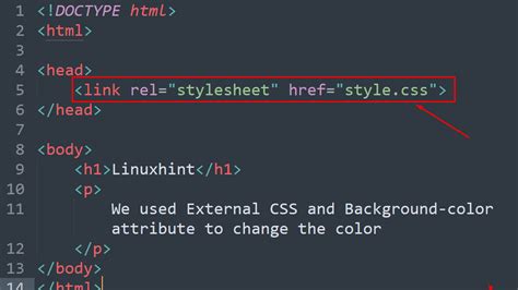 How To Change Background Color In Html Linux Consultant