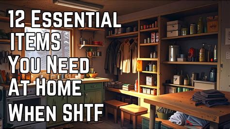 12 Must Have SHTF Survival Items For Your Home YouTube