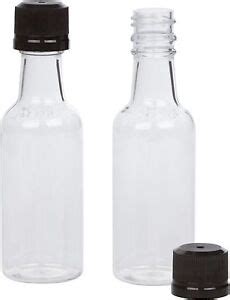 50ml Mini Empty Plastic Alcohol Liquor Bottle Shots 645871598845 EBay