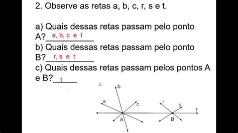 Exercícios Sobre Ponto Reta E Plano Braincp