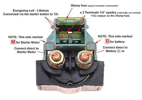 Wiring diagram: Motorcycle starter relay explained