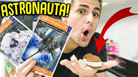 PROVANDO COMIDA DE ASTRONAUTA YouTube