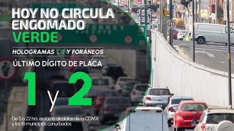 Hoy No Circula jueves 20 de junio de 2024 qué autos y placas pueden